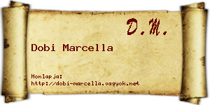 Dobi Marcella névjegykártya